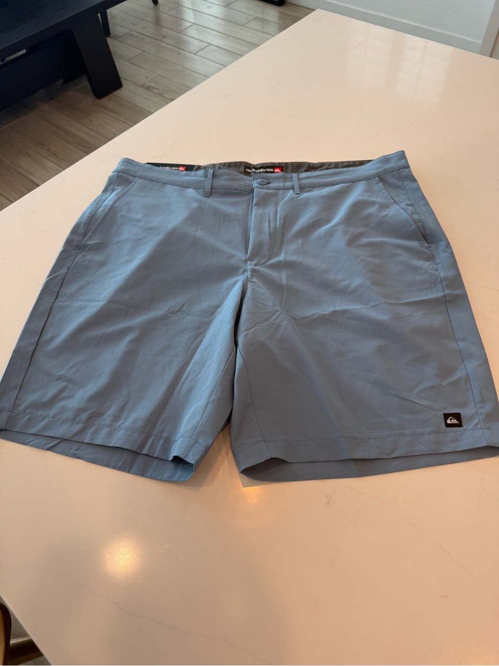 Quiksilver Men's Sky Blue Hybrid Shorts